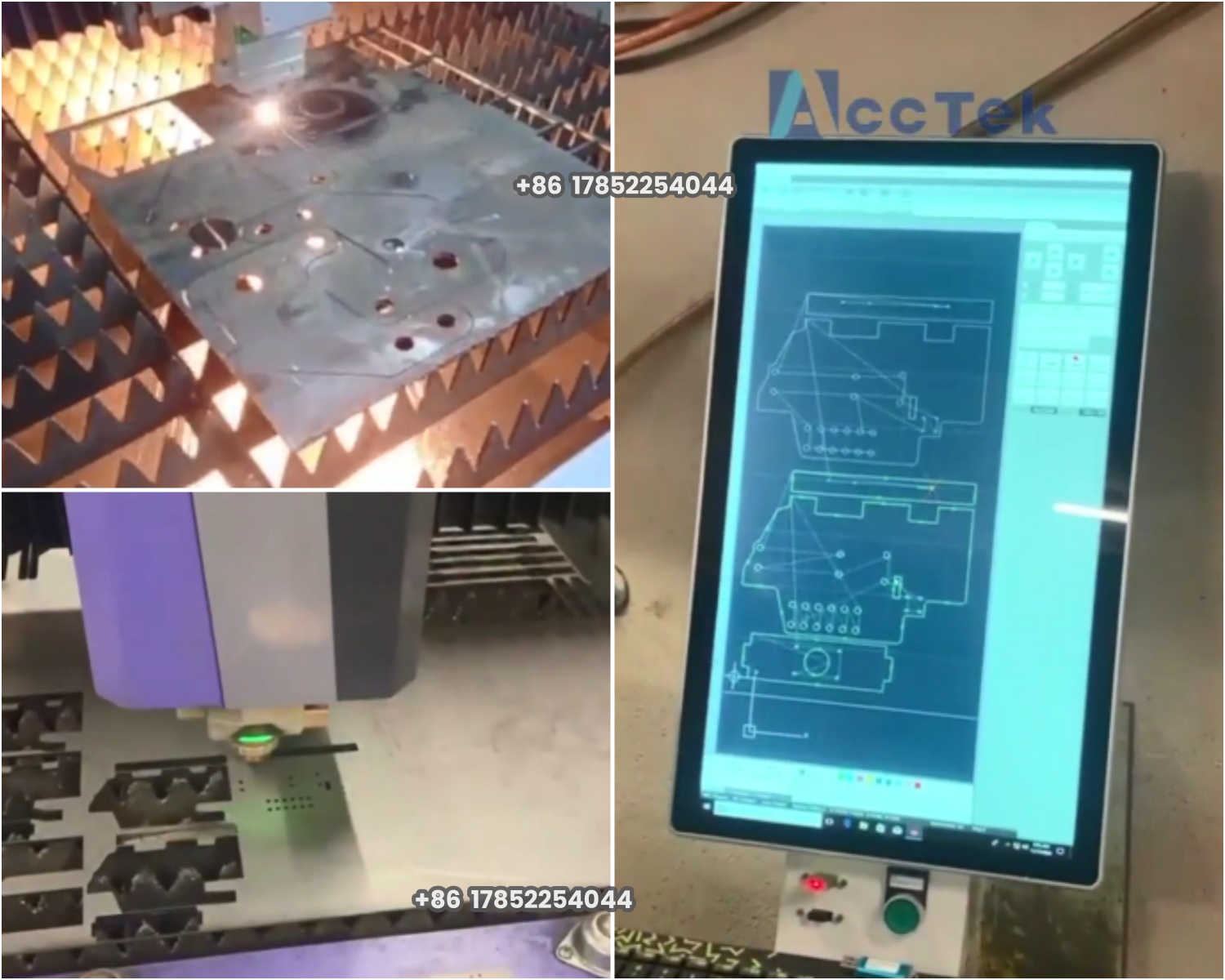 Industrial Laser Cutting Machine Price - AKJ1530F 2040 2060 2560 1000w 2000w