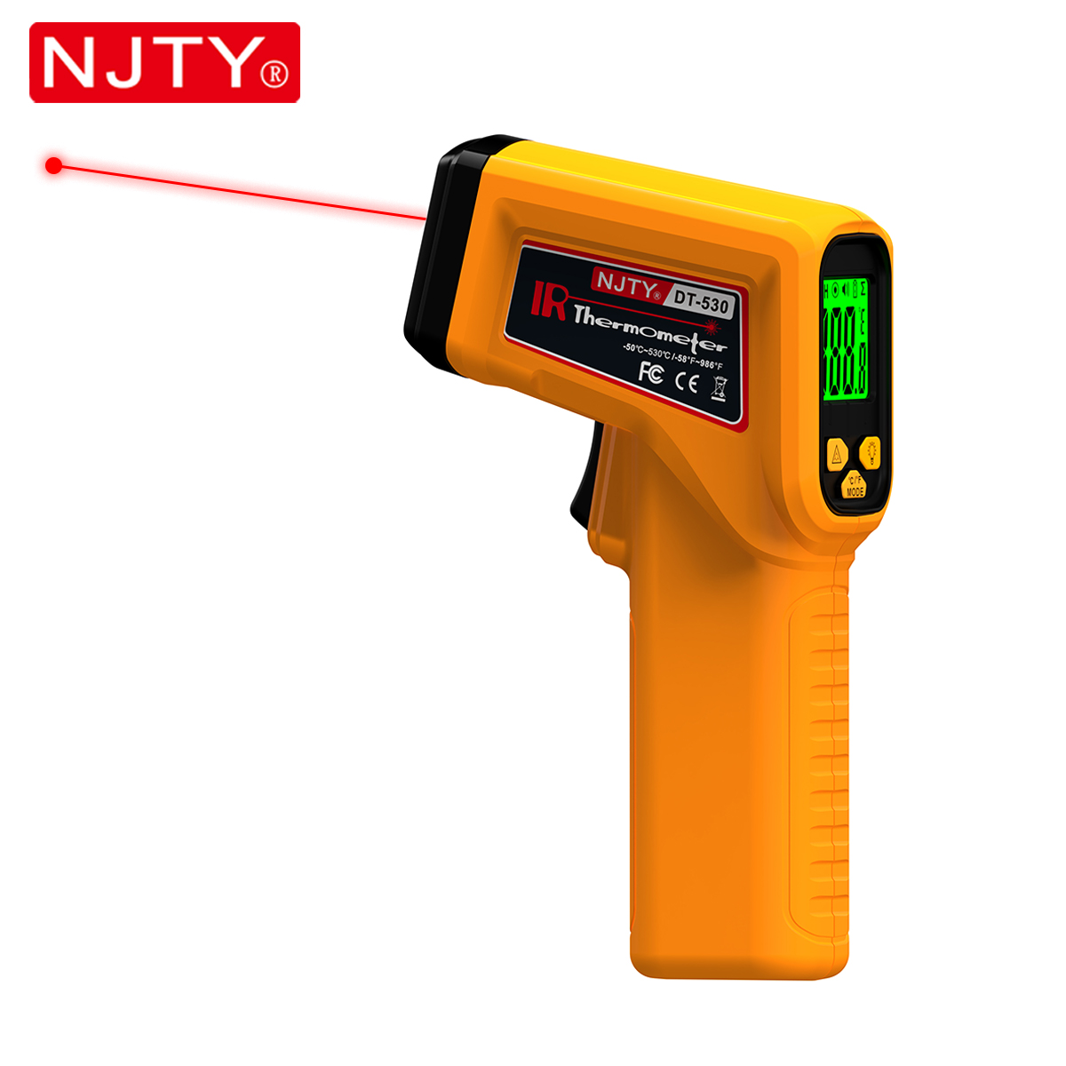 Industrial Laser Temperature - NJTY Infrared Thermometer Laser Non-Contact Temperature
