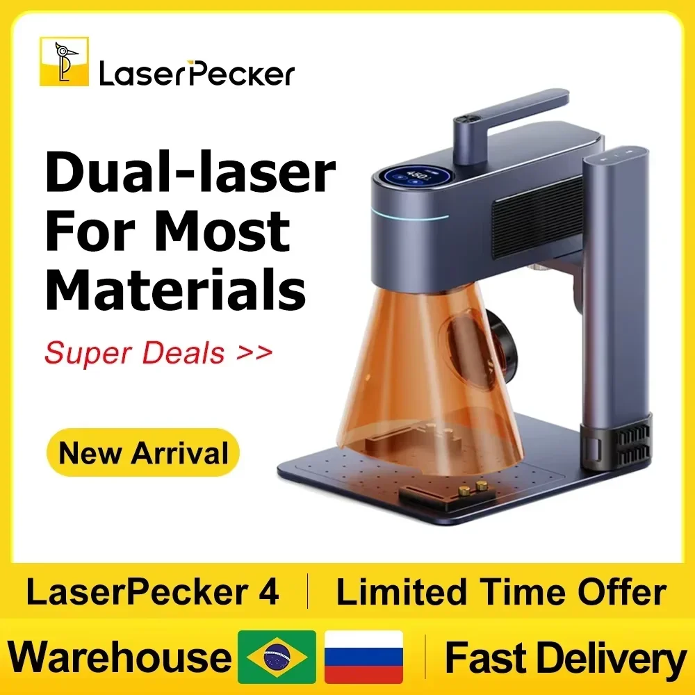 Industrial Handheld Laser Engraver - LASERPECKER 4 LP4 Laser Engraving Machine