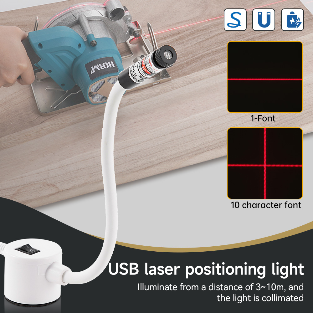 Industrial Laser Welder - USB Powered Red Laser Light Sewing
