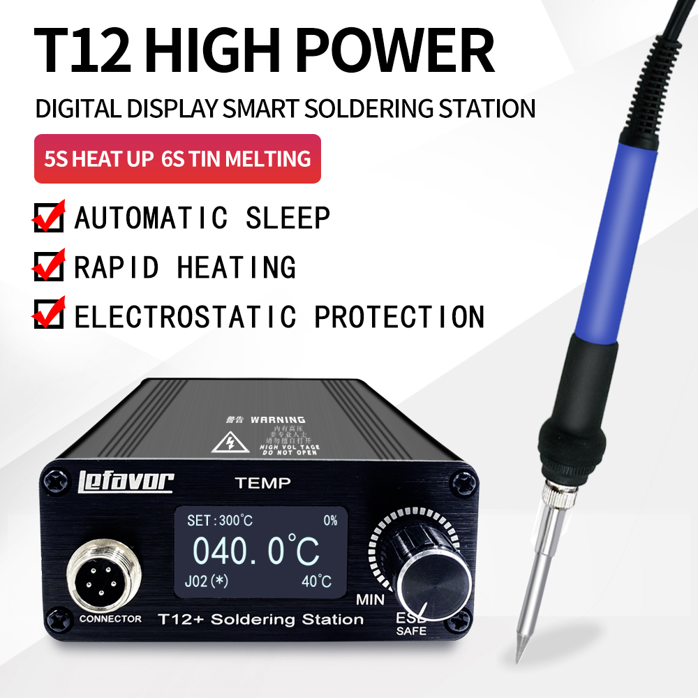 Industrial Laser Soldering Iron - T12 + Tặng Bộ Hàn Hàn