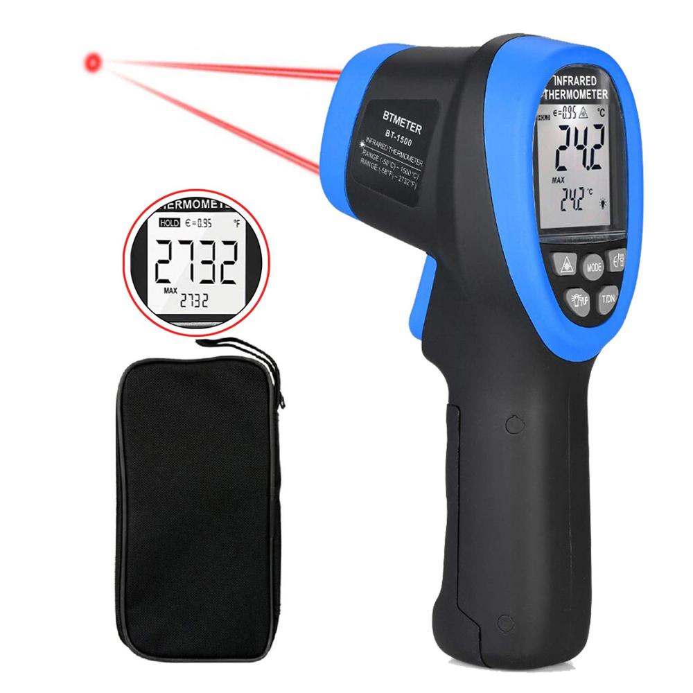 -50℃ to 1500℃ Laser Thermomete - đánh giá và giá Industrial Laser Thermometer Gun