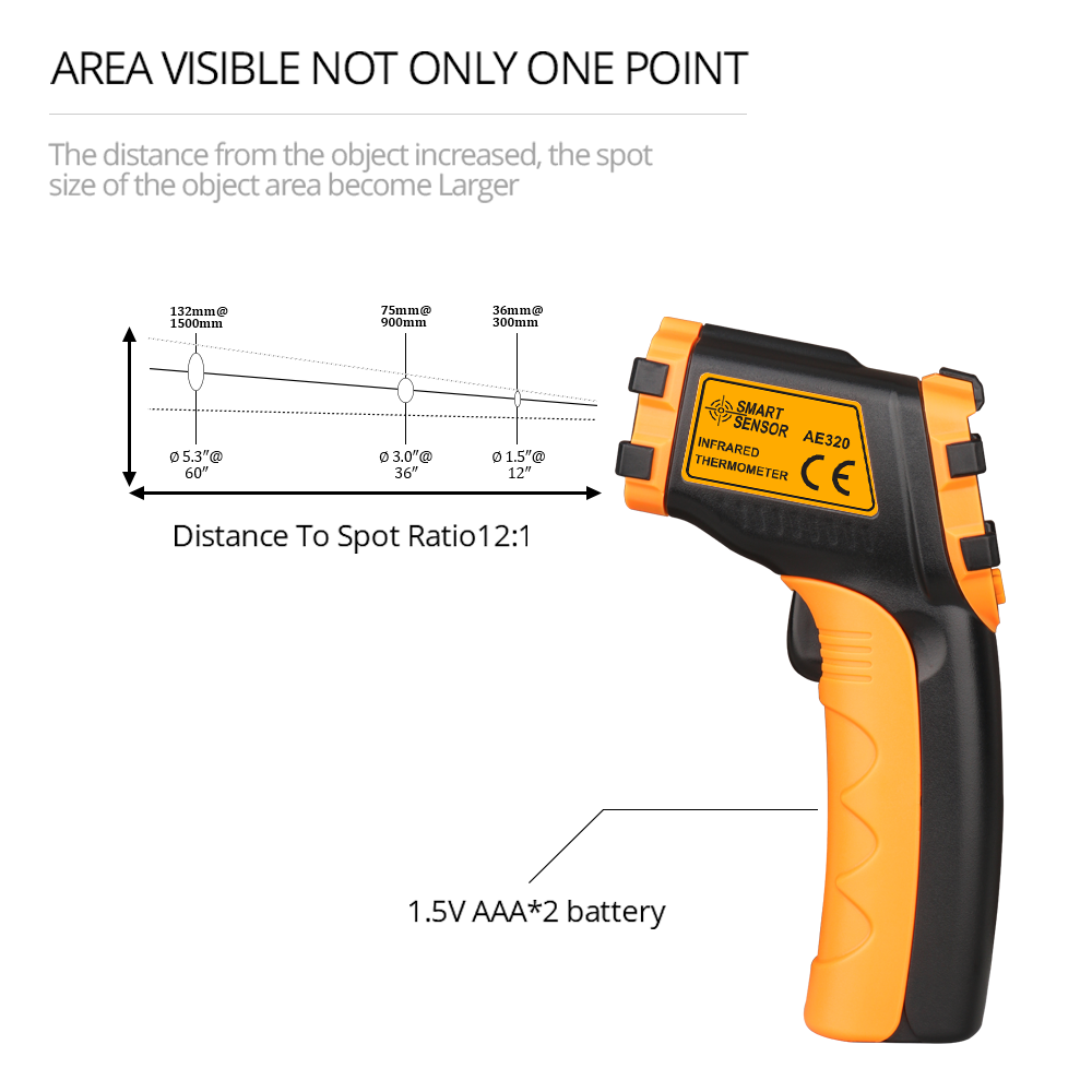 LCD Laser Meter Digital Infrar - đánh giá và giá Industrial Laser Temperature