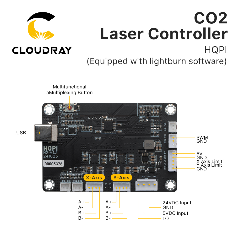 Cloudray CO2 Laser Controller  - đánh giá và giá Industrial Handheld Laser Engraver