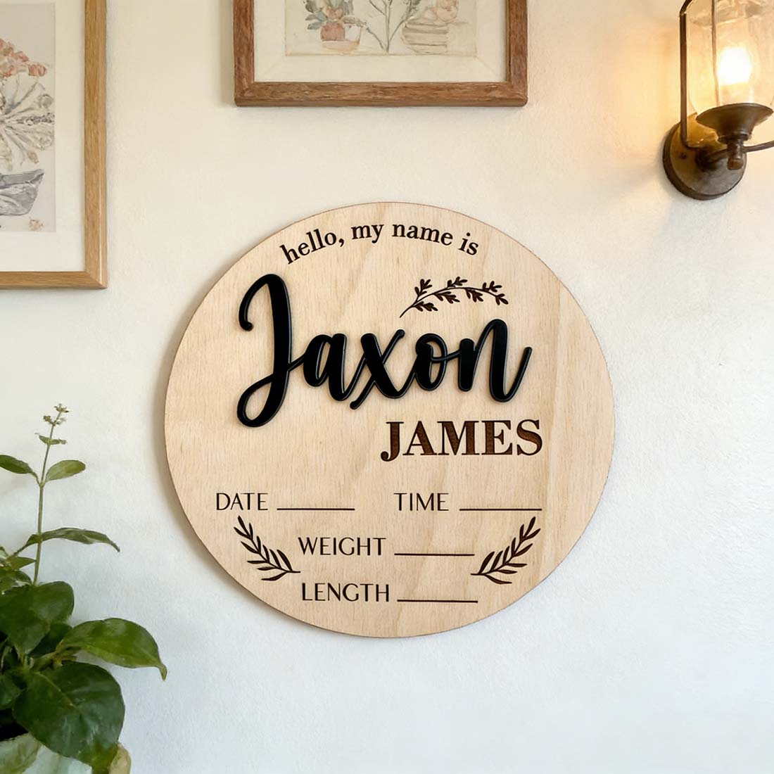 1Pc Custom Baby Announcement S - đánh giá và giá Industrial Laser Power