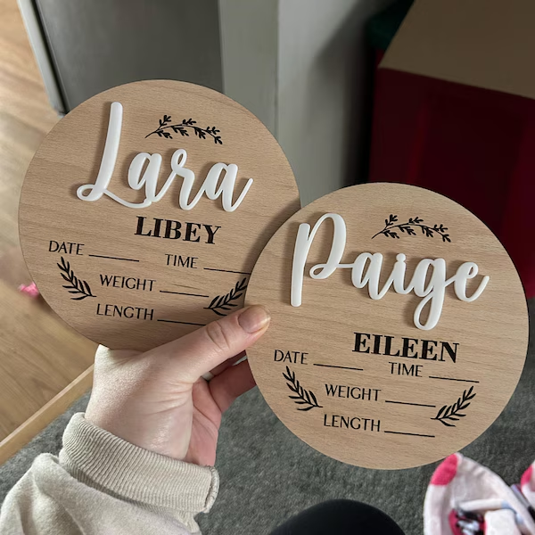 1Pc Custom Baby Announcement S - đánh giá và giá Industrial Laser Power