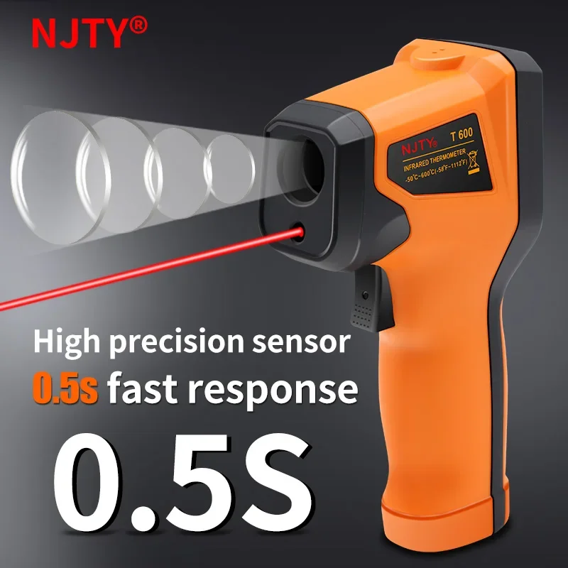 T400 T600 Digital Infrared The - đánh giá và giá Industrial Laser Thermometer Gun