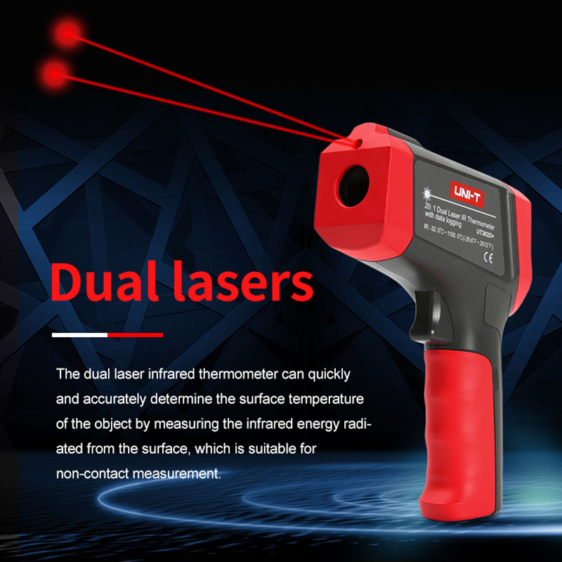 UNI-T Digital Infrared Thermom - đánh giá và giá Industrial Laser Thermometer Gun