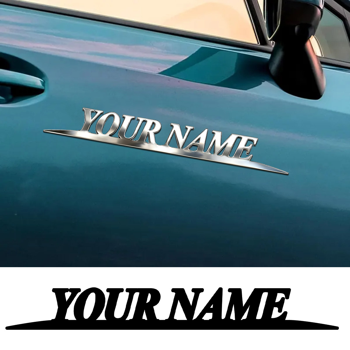 Metal Trendy YOUR NAME Sticker - đánh giá và giá Industrial Laser Power
