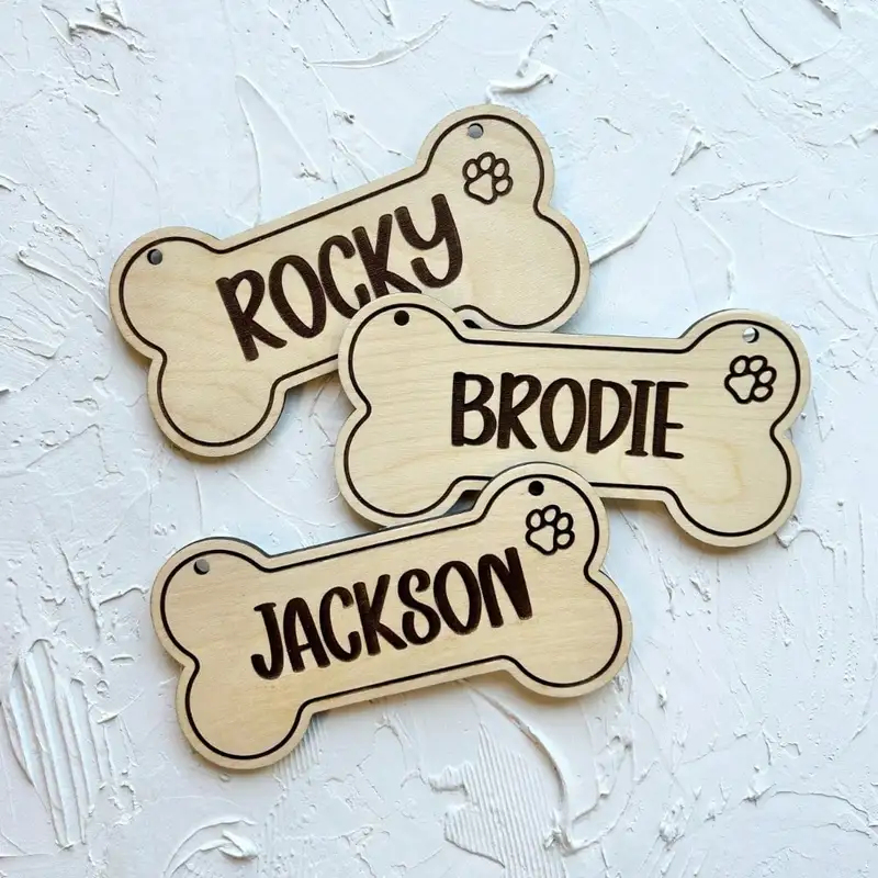 5PCS Custom Wooden Dog Tag - P - đánh giá và giá Industrial Laser Power