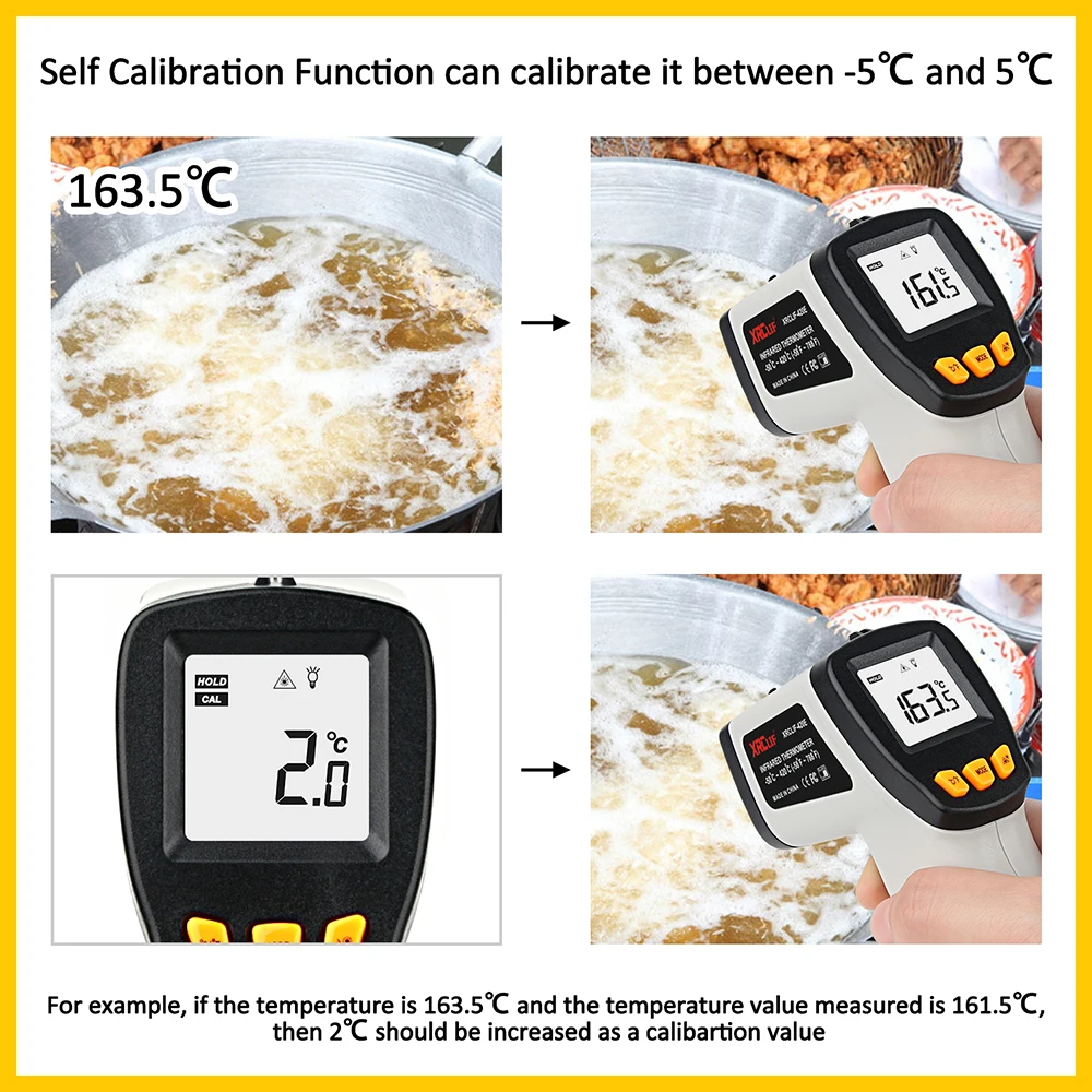 XRCLIF Infrared Thermometer No - đánh giá và giá Industrial Laser Temperature