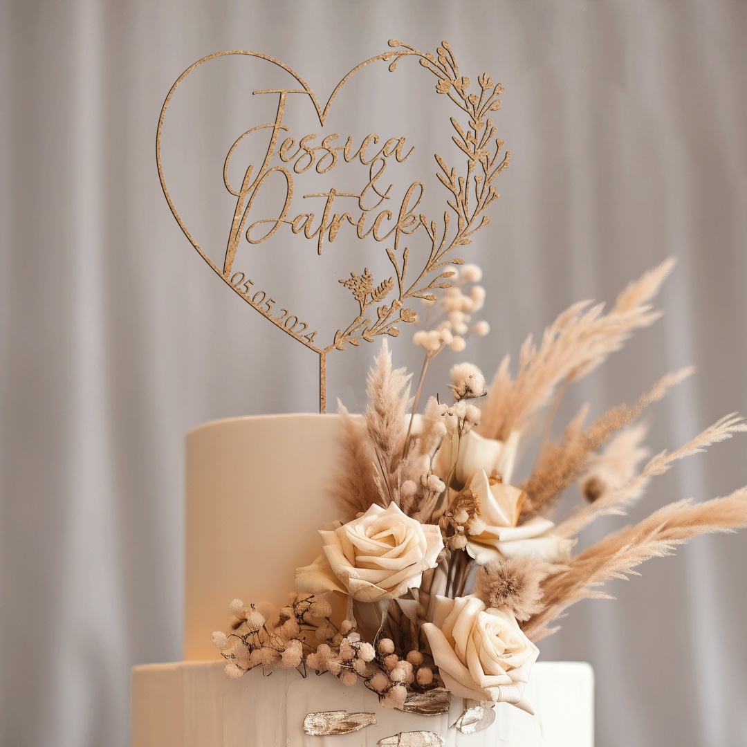 Gold Cake Topper with Heart, H - đánh giá và giá Industrial Laser Power