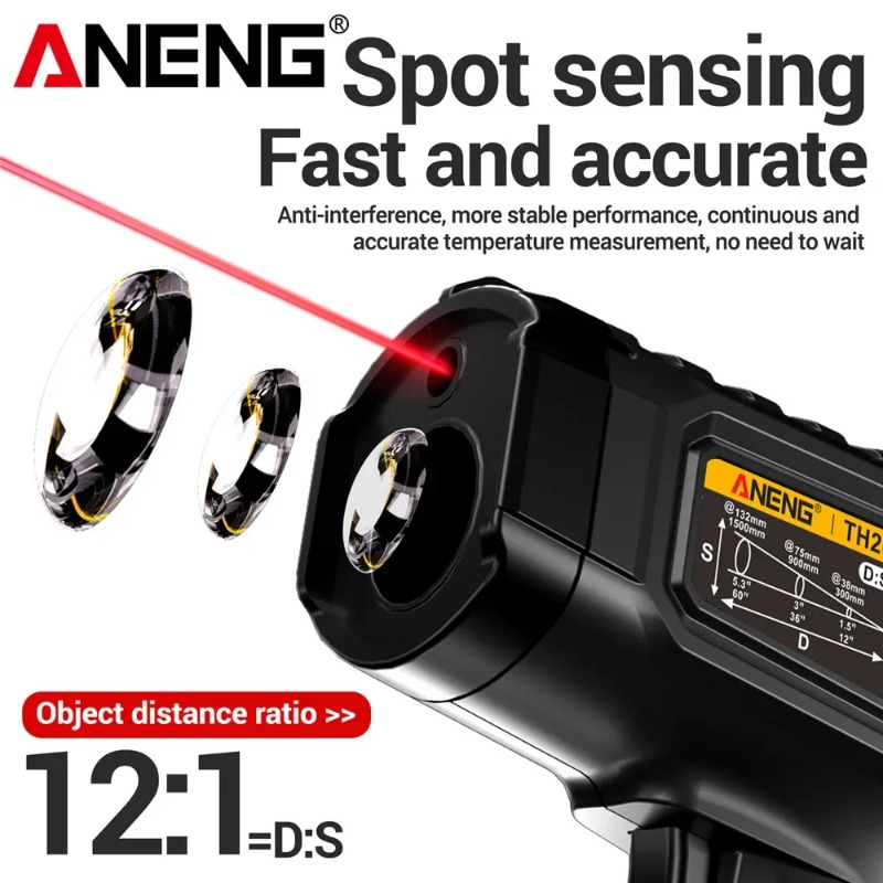 ANENG TH202 Industrial Handhel - đánh giá và giá Industrial Laser Temperature