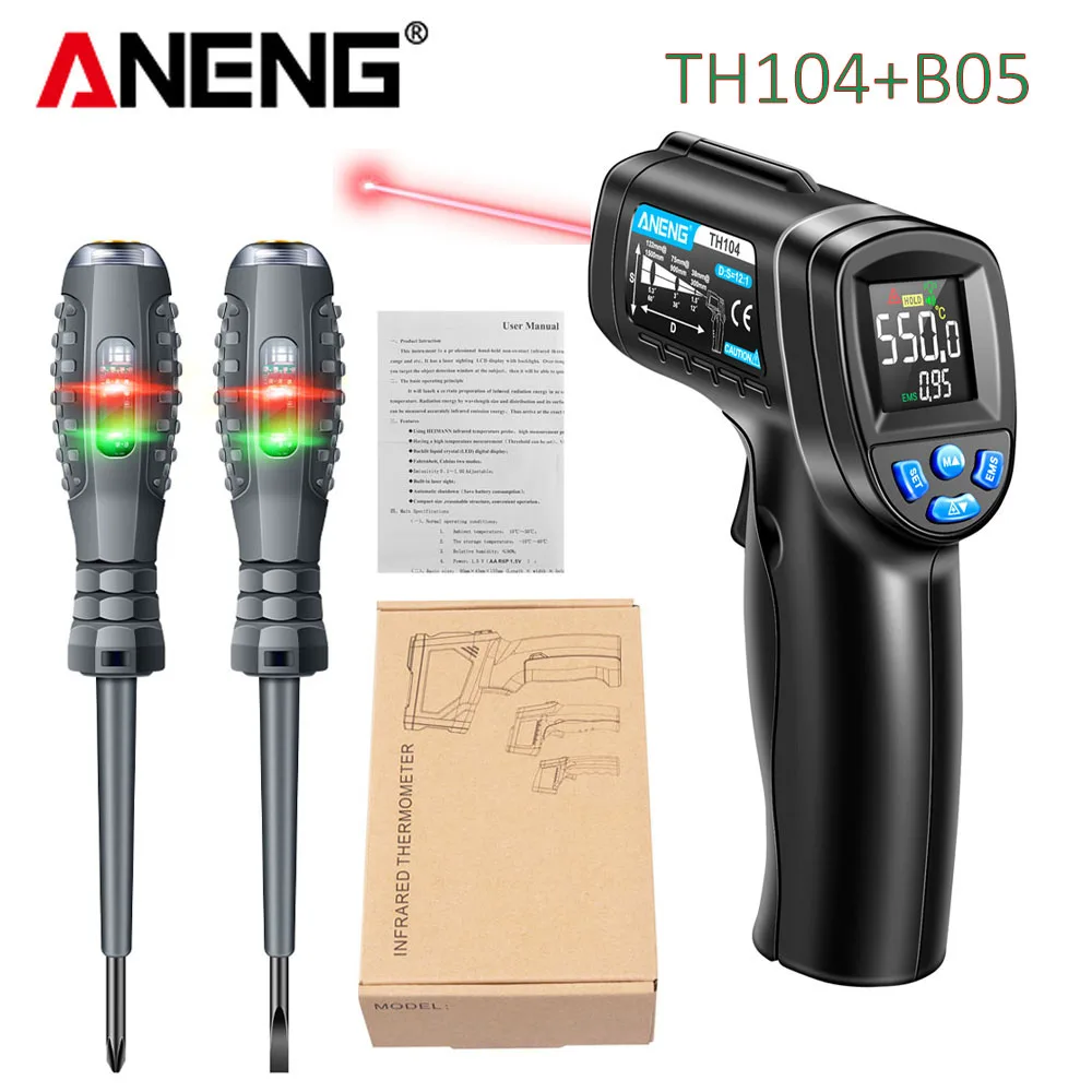 Infrared Thermometer Industria - đánh giá và giá Industrial Laser Thermometer Gun