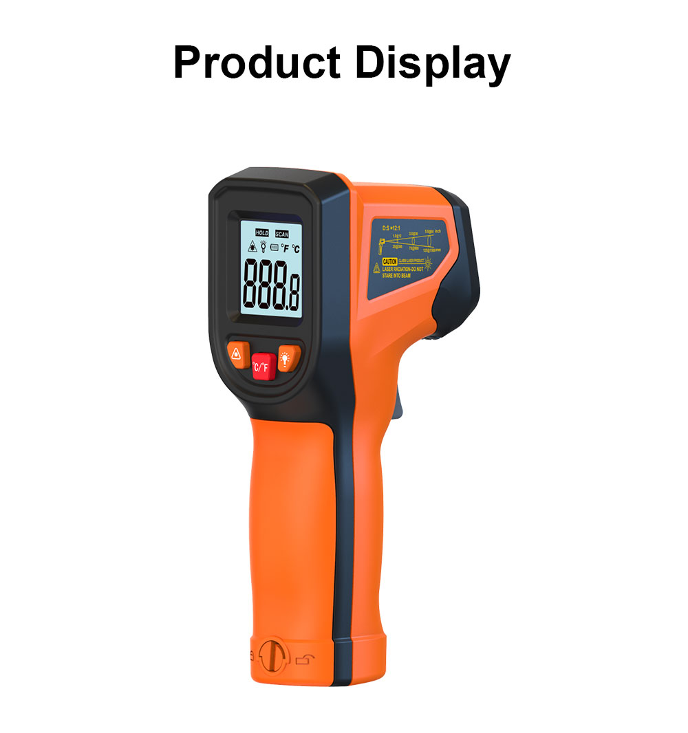 T600 T600A Digital Infrared Th - đánh giá và giá Industrial Laser Thermometer Gun
