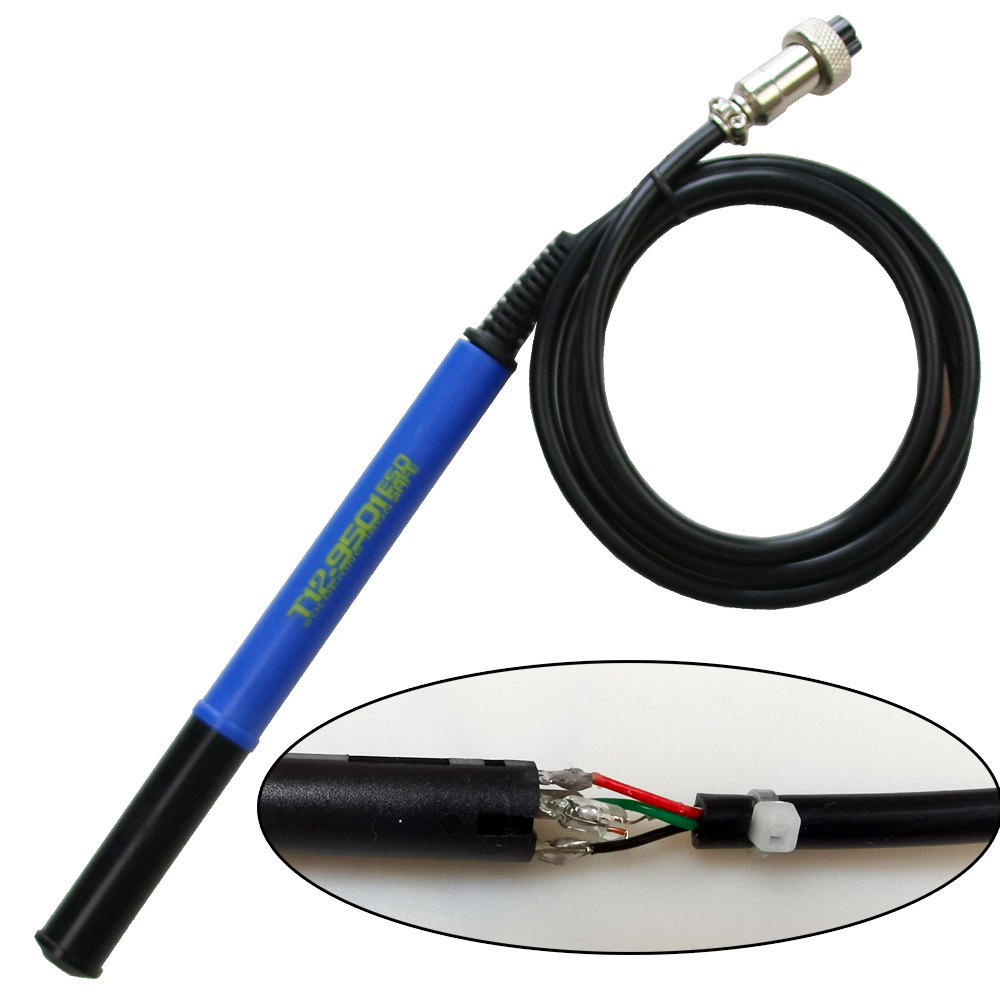 QUECOO 4pin T12-M8 9501 907 P9 - đánh giá và giá Industrial Laser Soldering Iron