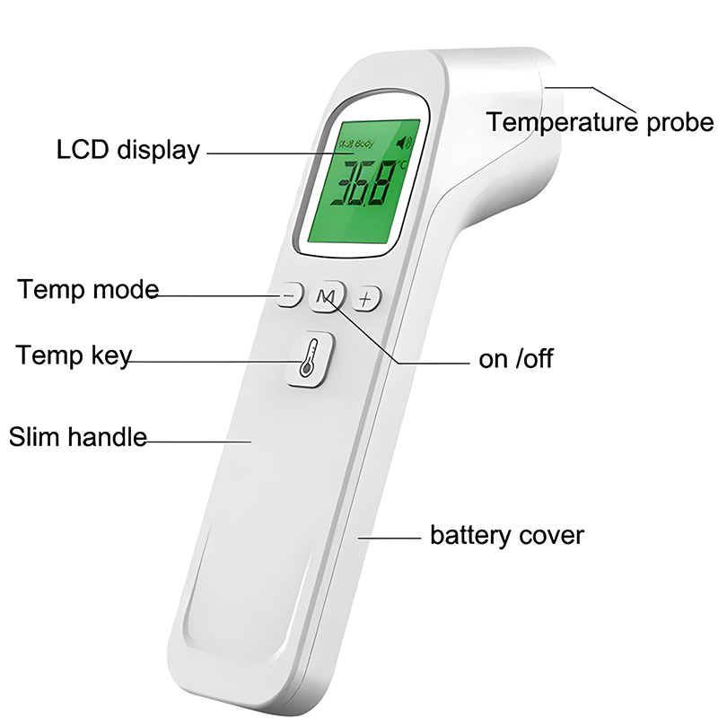 Oximeter Infrared Fever Thermo - đánh giá và giá Industrial Laser Temperature